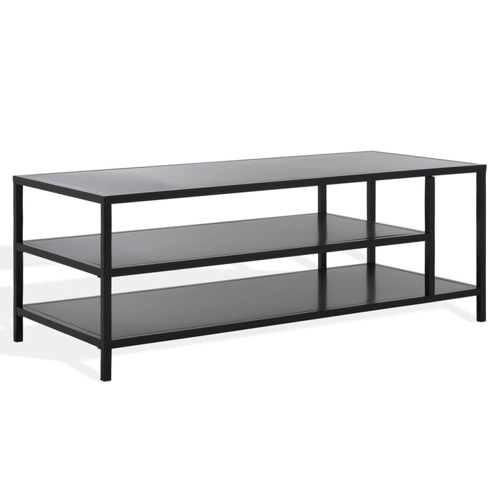 American Home Furniture Safavieh Couture Hodge Metal 3 Shelf Coffee Table