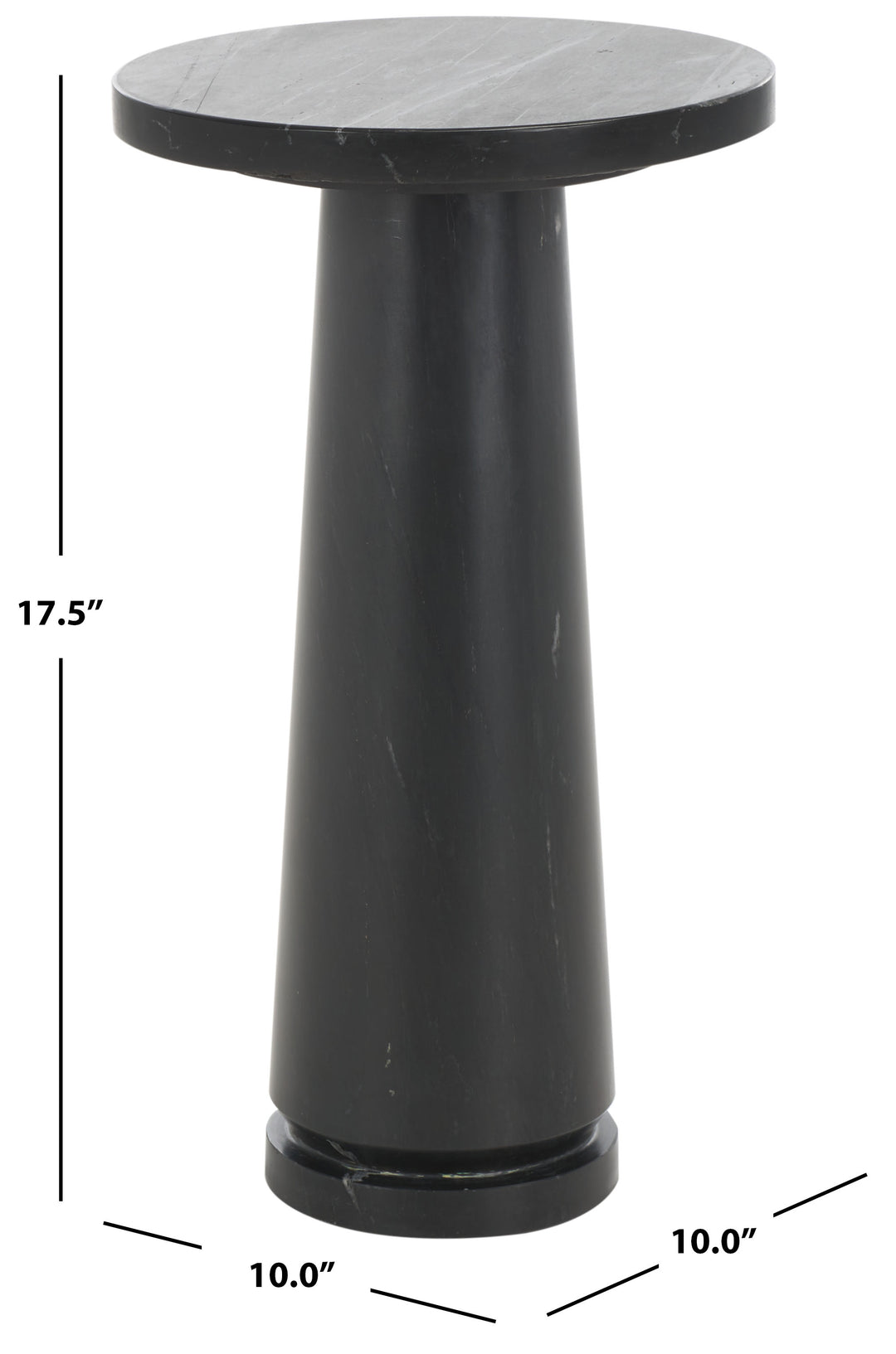 BLACK / 10" x 10" x 17.5"