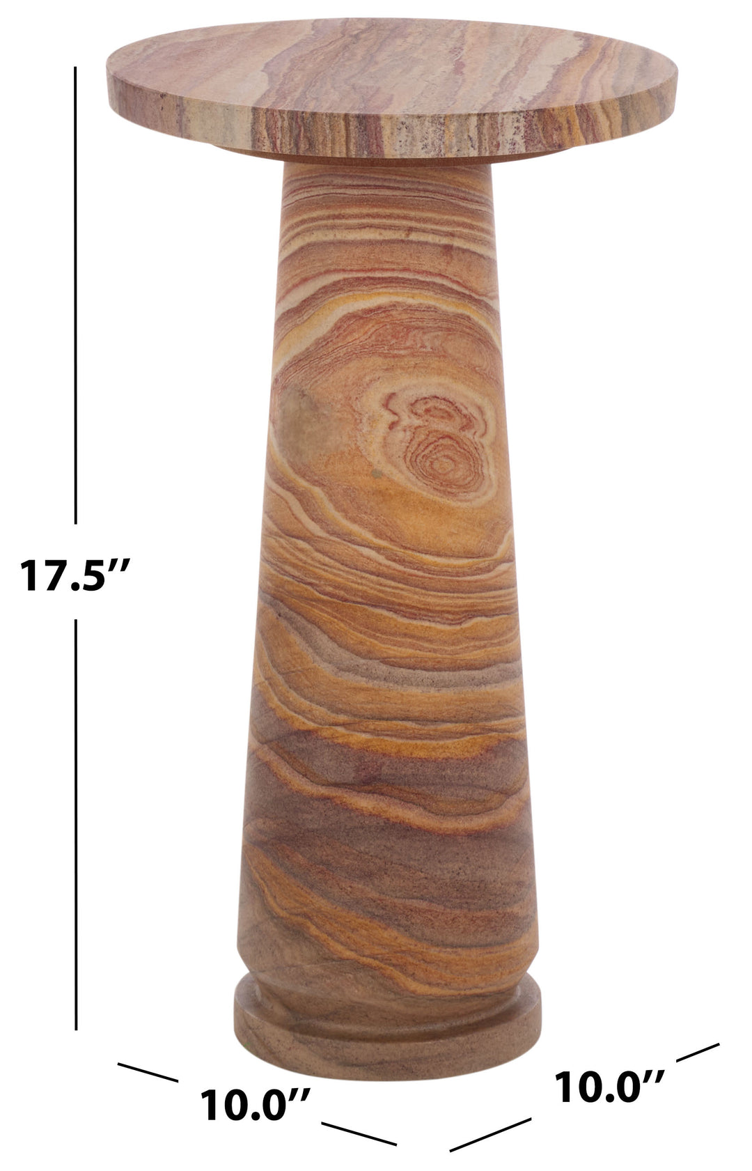 Brown / 10" x 10" x 17.5"