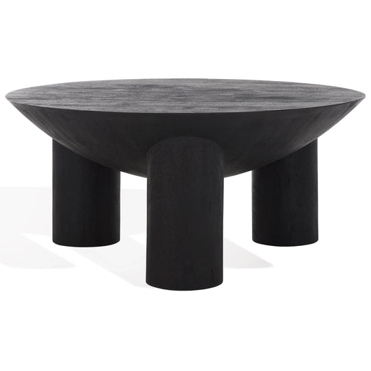 Safavieh Couture Calhoun Round Wood Coffee Table COFFEE TABLES