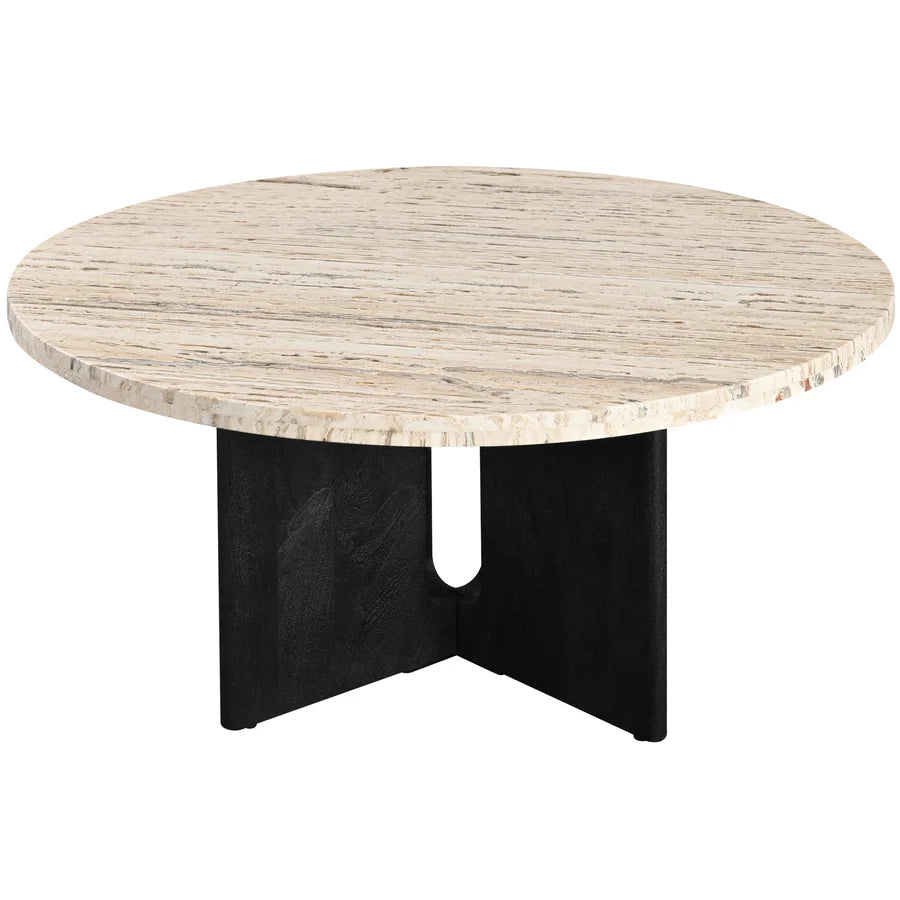 Shayna Travertine Coffee Table