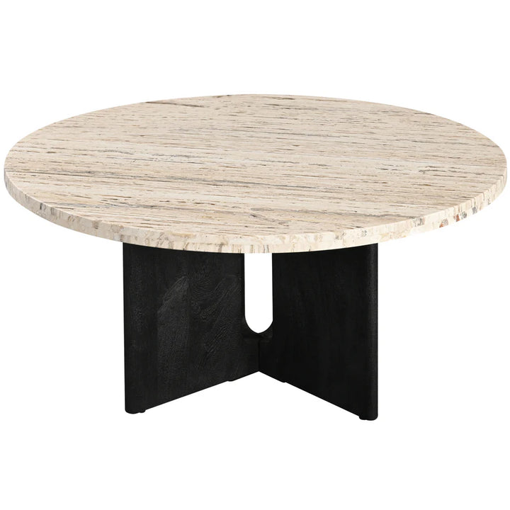 Shayna Travertine Coffee Table