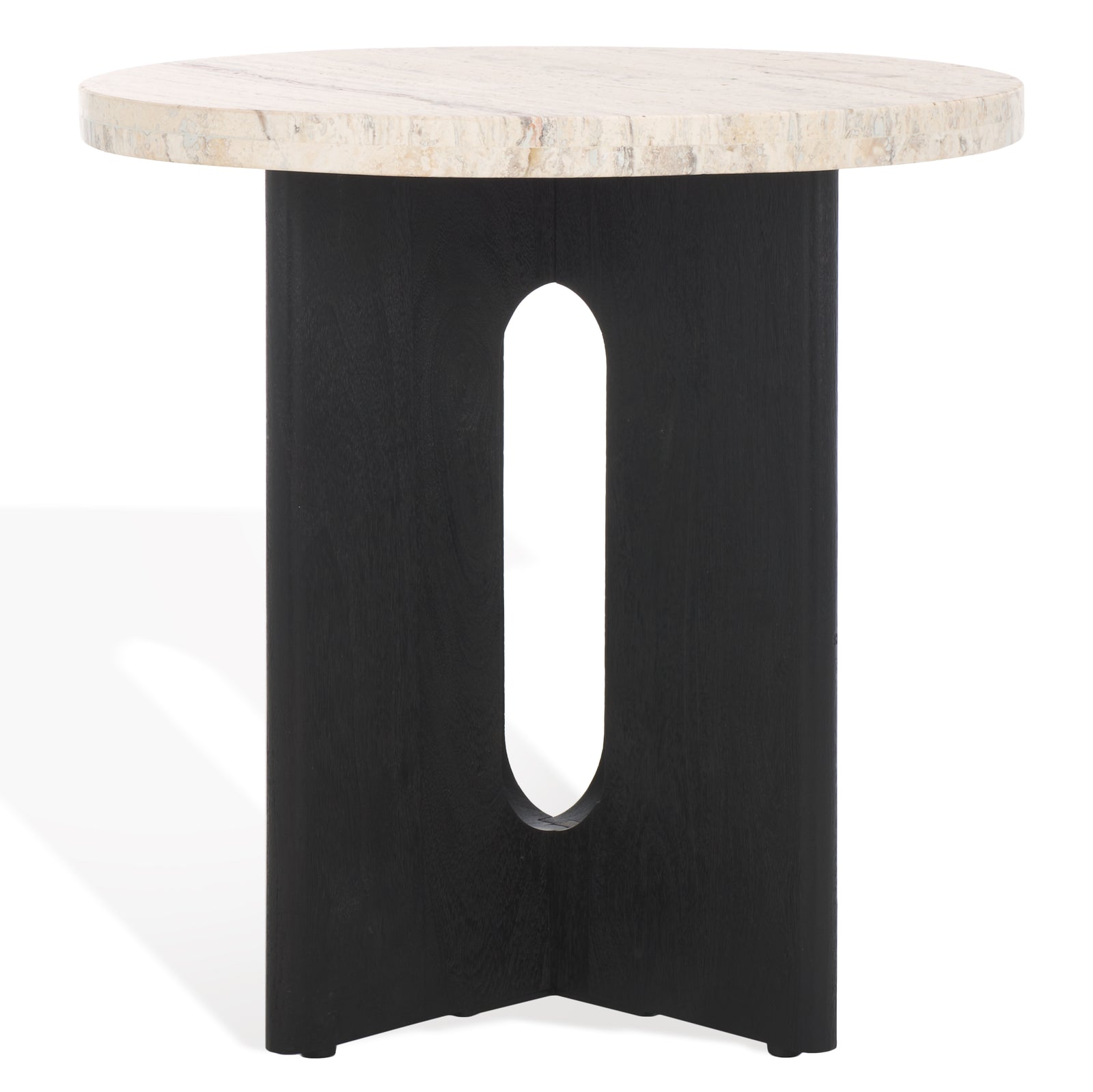 Travertine / Black