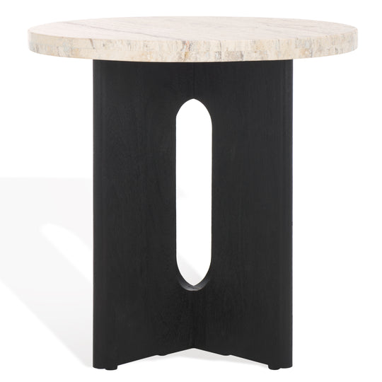 Travertine / Black
