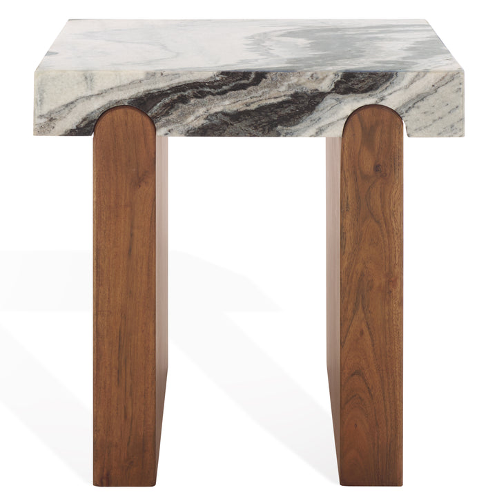 American Home Furniture Safavieh Couture Ellebeth Marble Top Accent Table