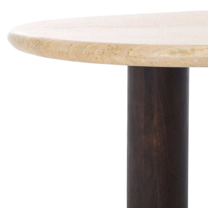 American Home Furniture Safavieh Couture Celestyn Travertine Top Coffee Table