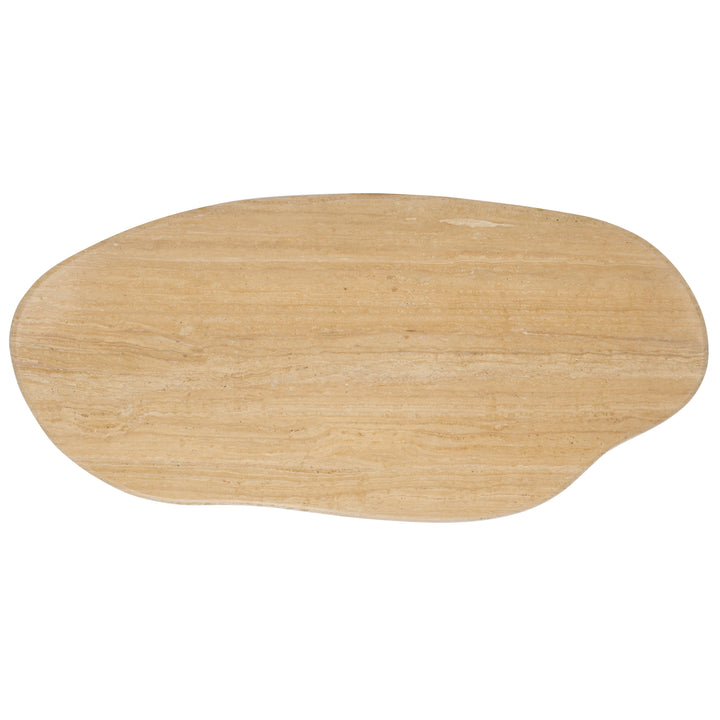 American Home Furniture Safavieh Couture Celestyn Travertine Top Coffee Table