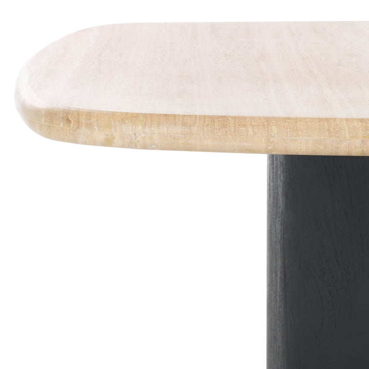 Travertine / Black