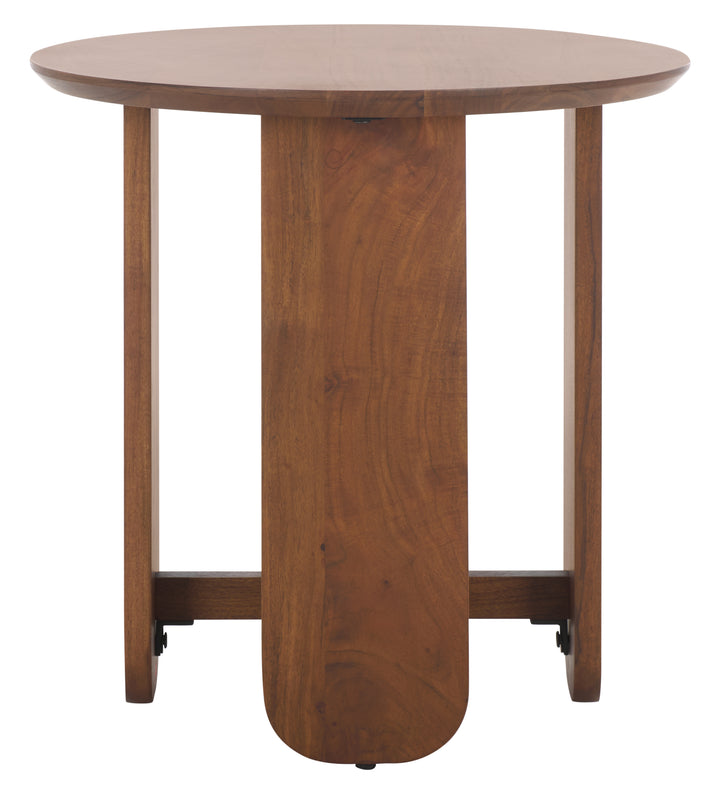 American Home Furniture Safavieh Couture Raybelina Round Wood Accent Table