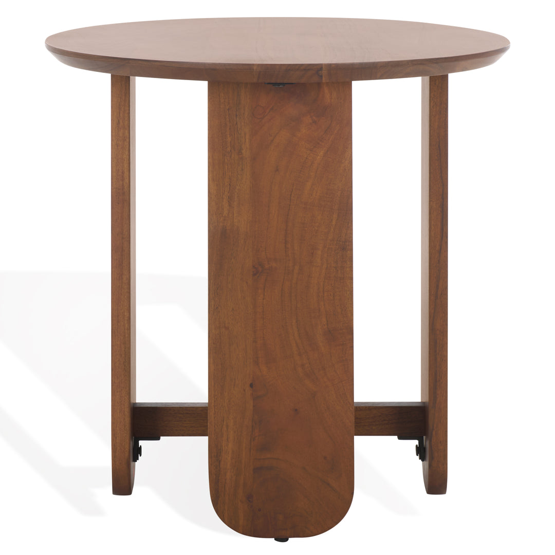 American Home Furniture Safavieh Couture Raybelina Round Wood Accent Table