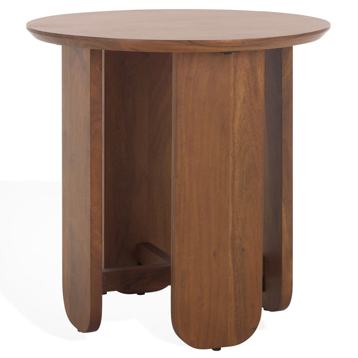 American Home Furniture Safavieh Couture Raybelina Round Wood Accent Table