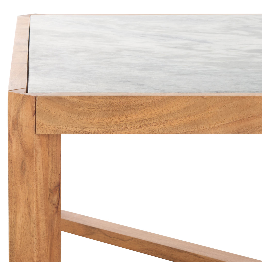 35.4"W x 35.4"D x 16"H / Natural/White