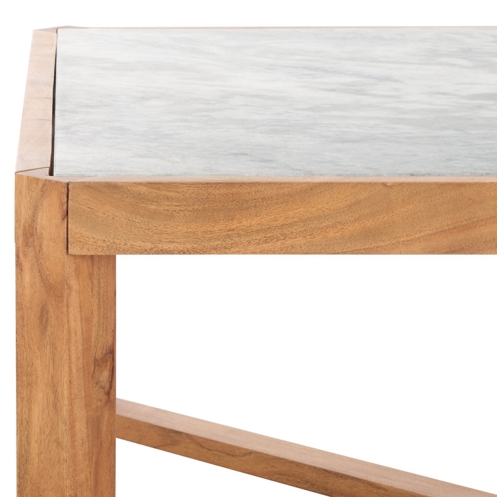 35.4"W x 35.4"D x 16"H / Natural/White