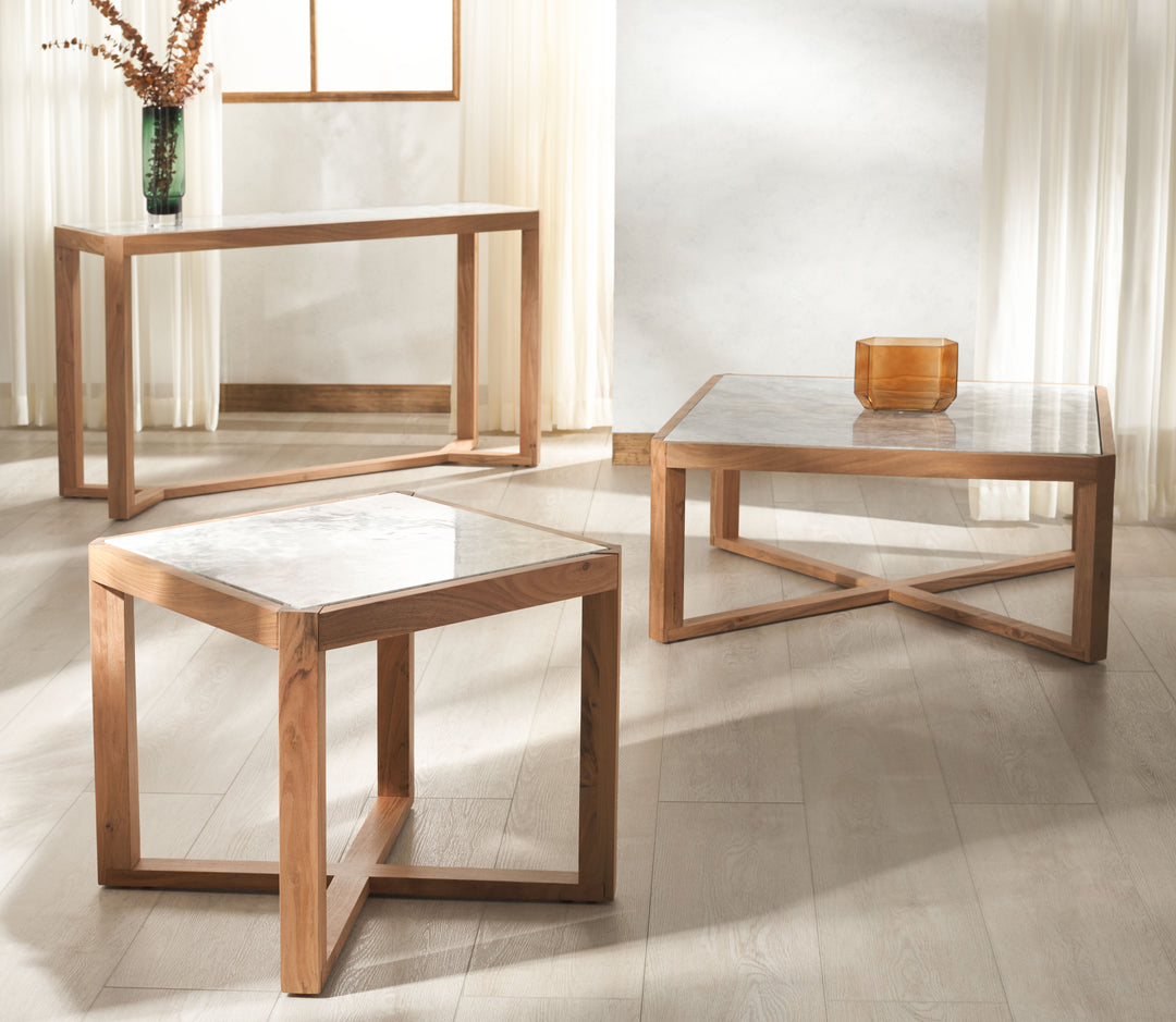 22"W x 22"D x 20"H / Natural/White