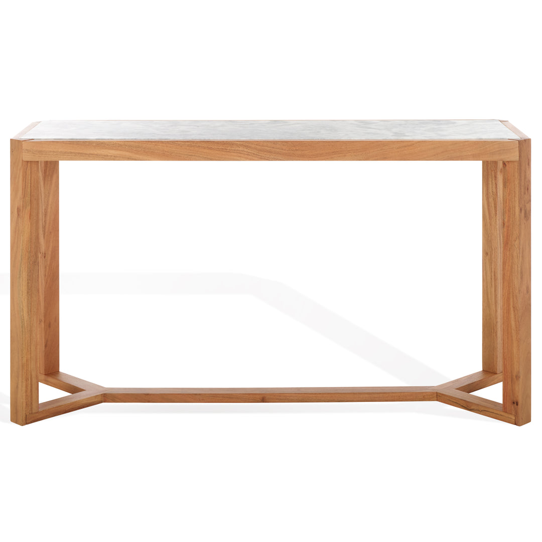 50"W x 16"D x 28"H / Natural/White