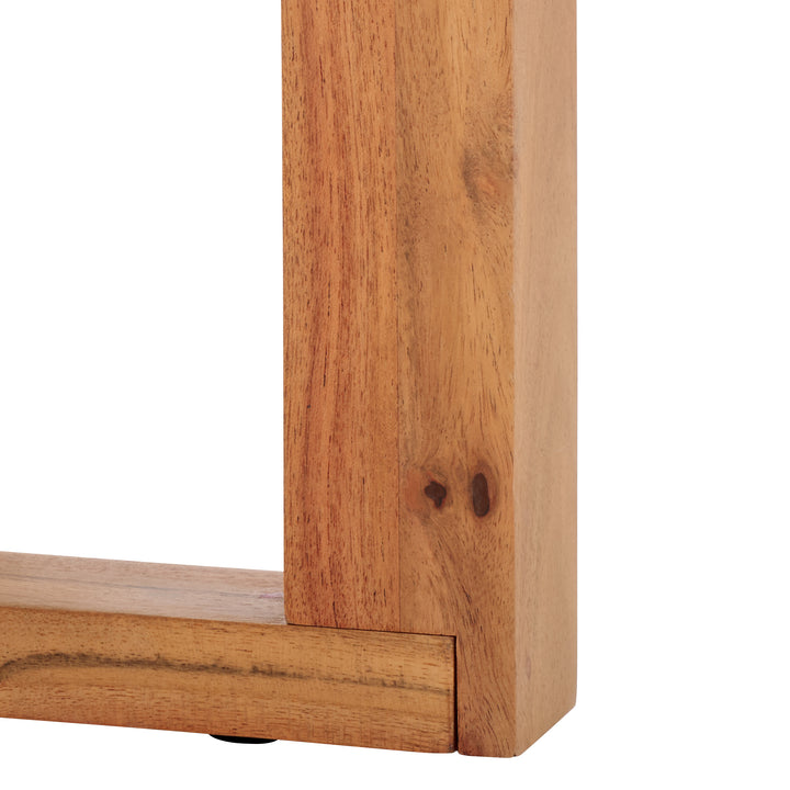 50"W x 16"D x 28"H / Natural/White