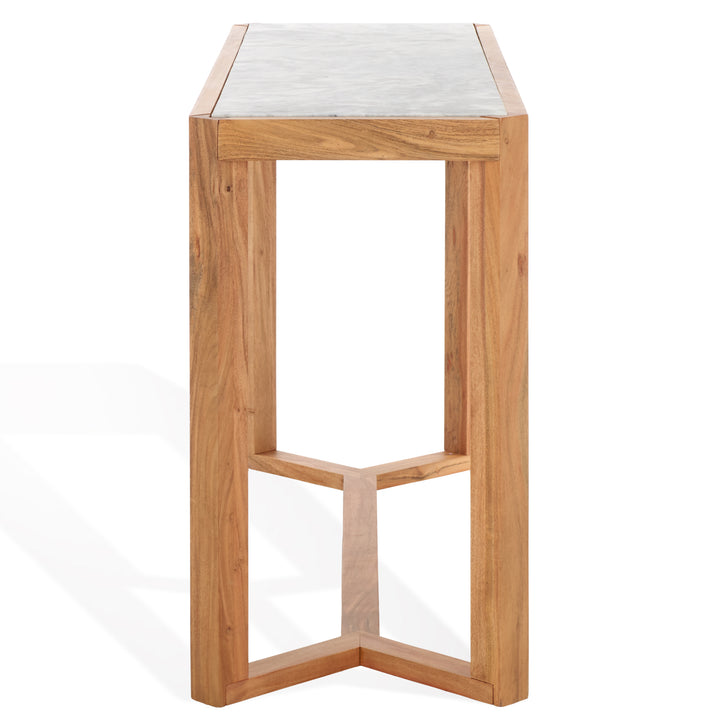 50"W x 16"D x 28"H / Natural/White