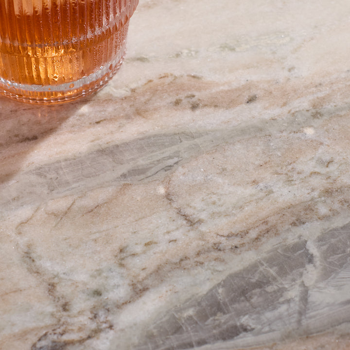 10.5"W x 10.5"D x 20"H / White/Brown