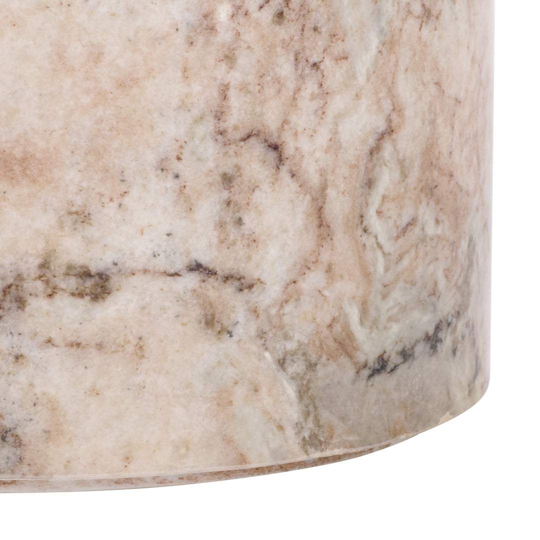 10.5"W x 10.5"D x 20"H / White/Brown