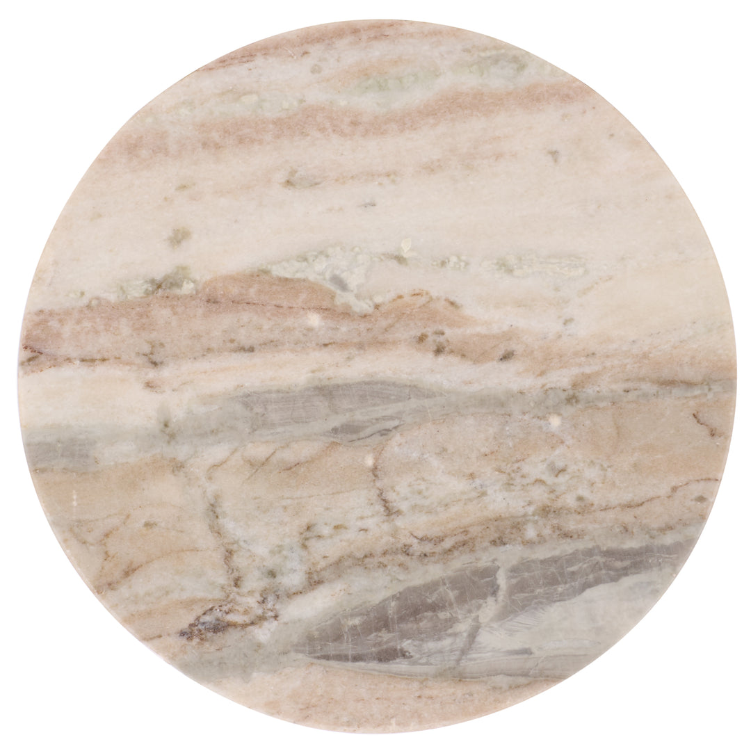 10.5"W x 10.5"D x 20"H / White/Brown