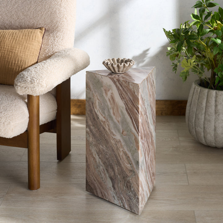 12"W x 10.4"D x 20"H / White/Brown