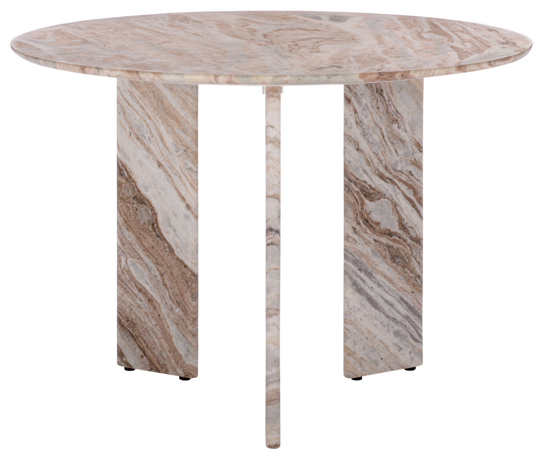 American Home Furniture Safavieh Couture Bindi 3 Leg Marble Dining Table