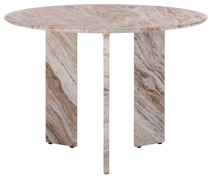 American Home Furniture Safavieh Couture Bindi 3 Leg Marble Dining Table