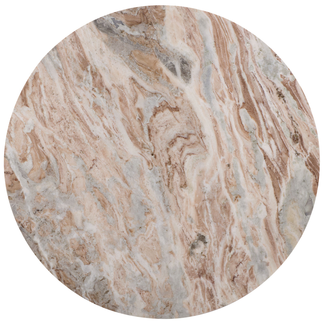 American Home Furniture Safavieh Couture Bindi 3 Leg Marble Dining Table