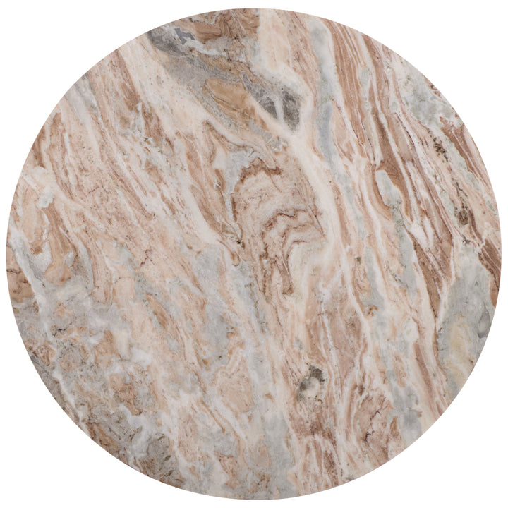 American Home Furniture Safavieh Couture Bindi 3 Leg Marble Dining Table