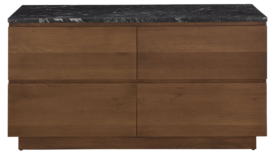 American Home Furniture Safavieh Couture Lilybelle Marble Top 4 Drawer Dresser