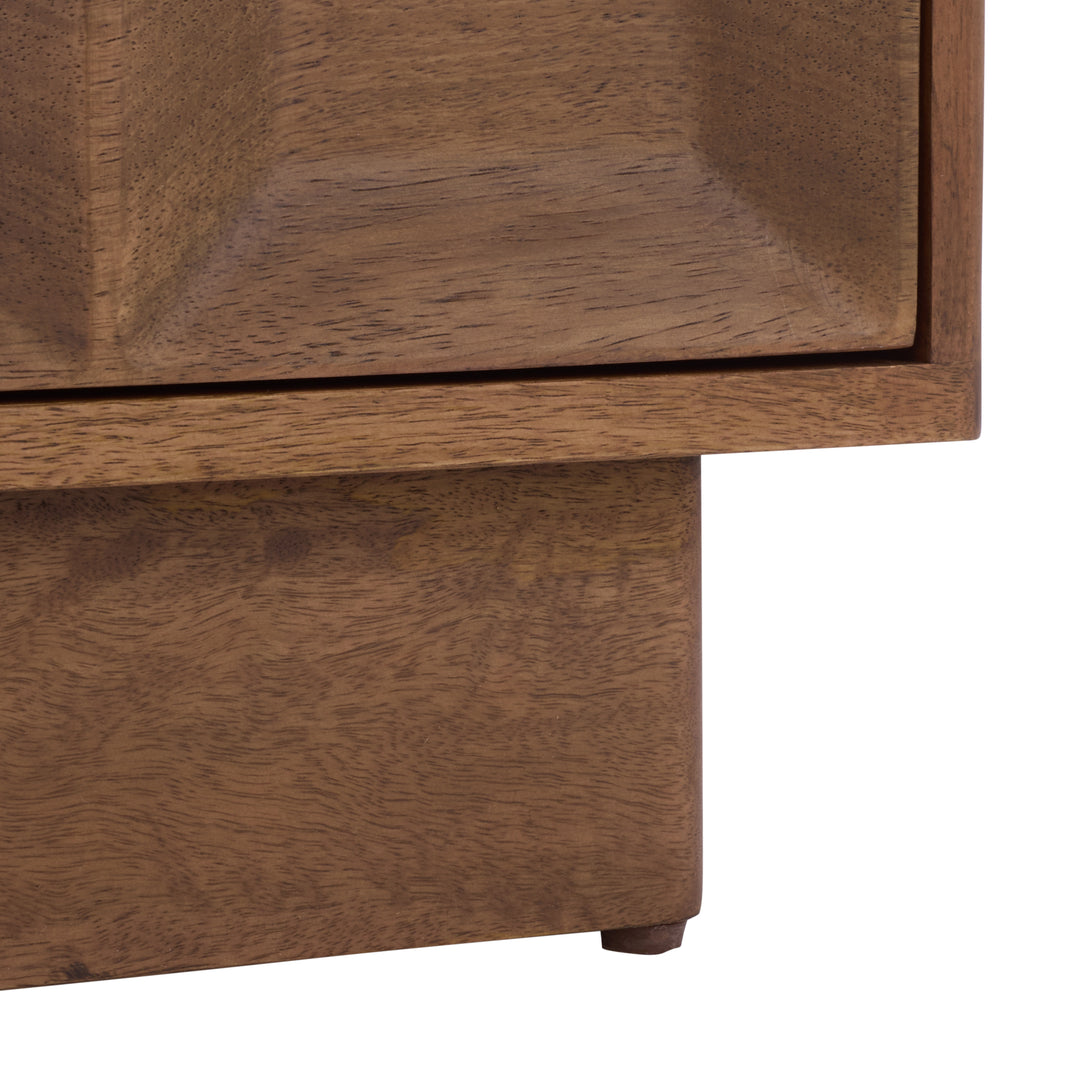 20"W x 17.5"D x 23.5"H / Walnut/White