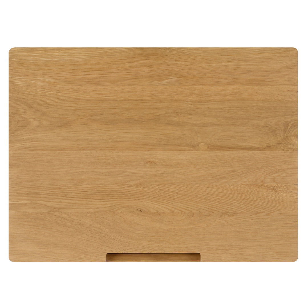 American Home Furniture Safavieh Couture Riverside Oak Wood 3 Drawer Nightstand