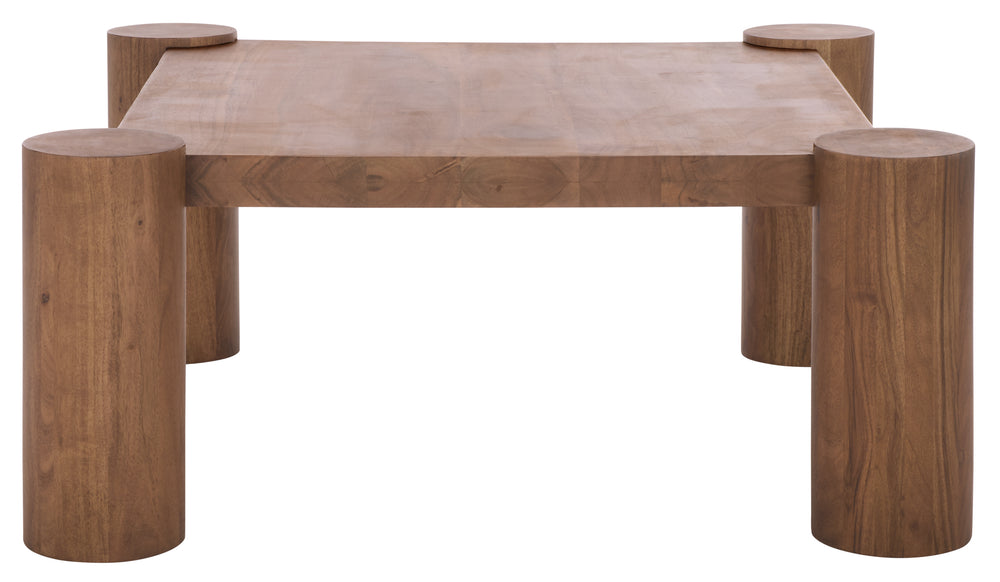 American Home Furniture Safavieh Couture Trescott Square Wood Coffee Table