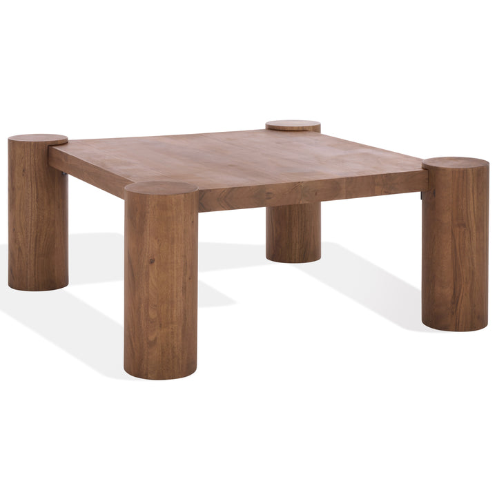 American Home Furniture Safavieh Couture Trescott Square Wood Coffee Table