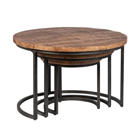 American Home Furniture Shelly Nesting Tables Set of 3 COFFEE TABLES