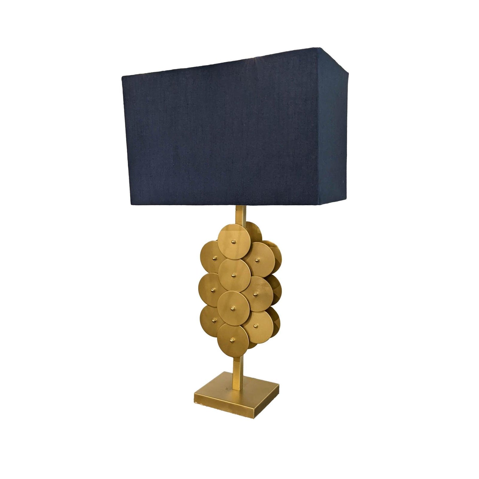 LH Home Skye Brass Disc Lamp TABLE LAMPS