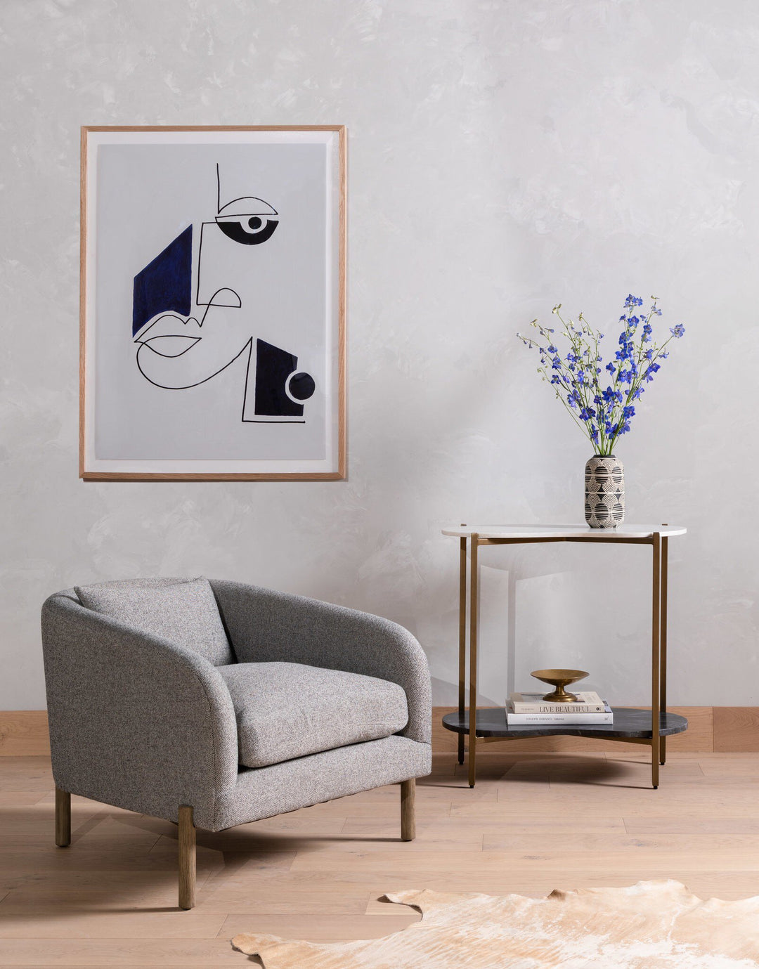 Four Hands - Harland Modern Cowhide Rug - SMAT-001 | American Home Furniture