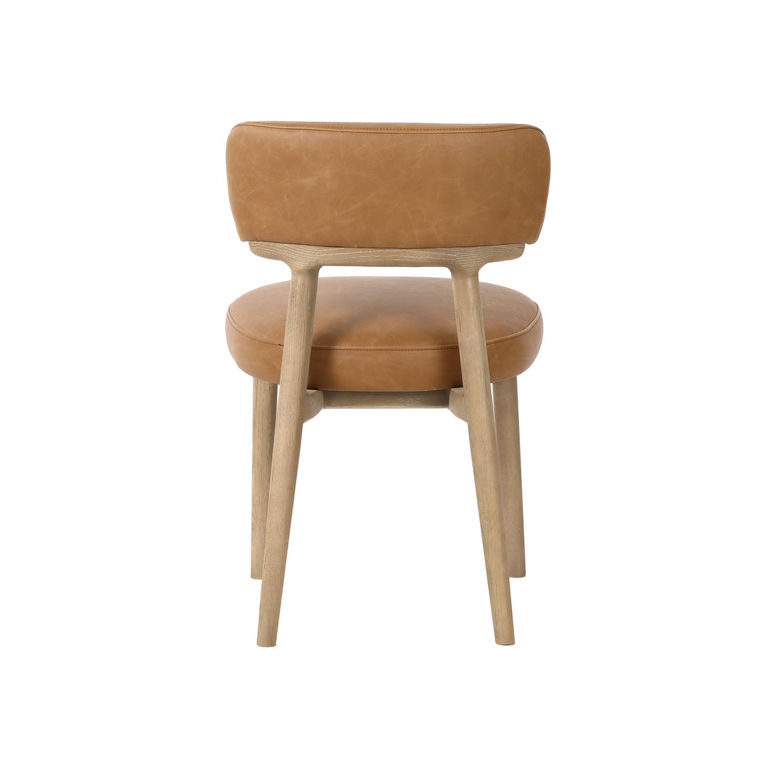 Willow Dining Chair - Tawny Leather