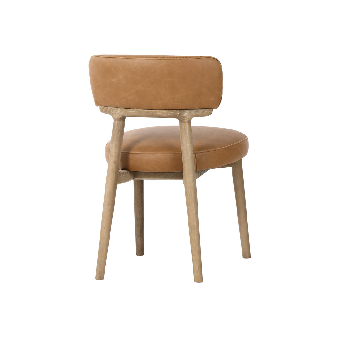 Willow Dining Chair - Tawny Leather