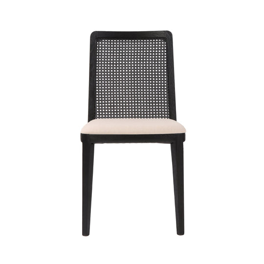 Oyster Linen/Black Frame