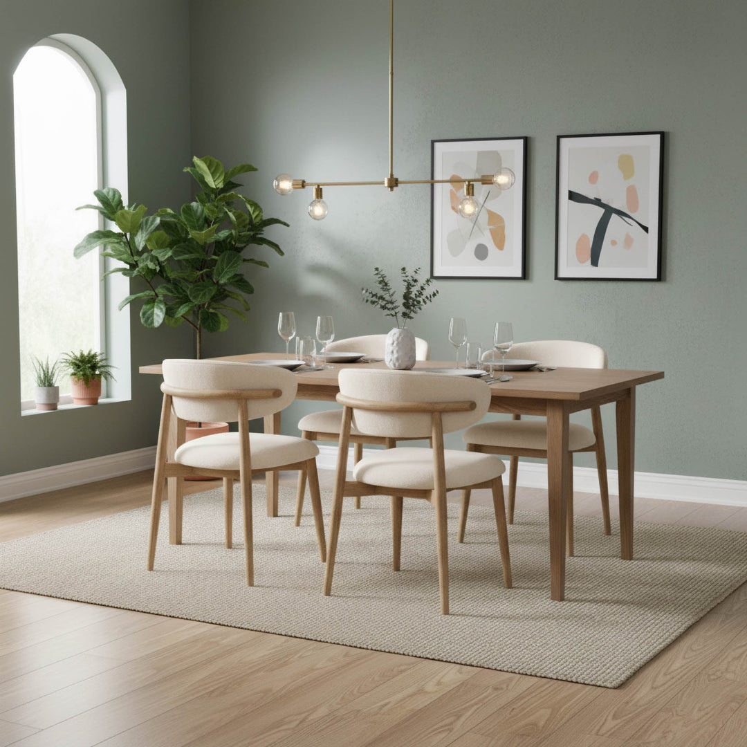 Milo Dining Chair - Savile Flax (TH)