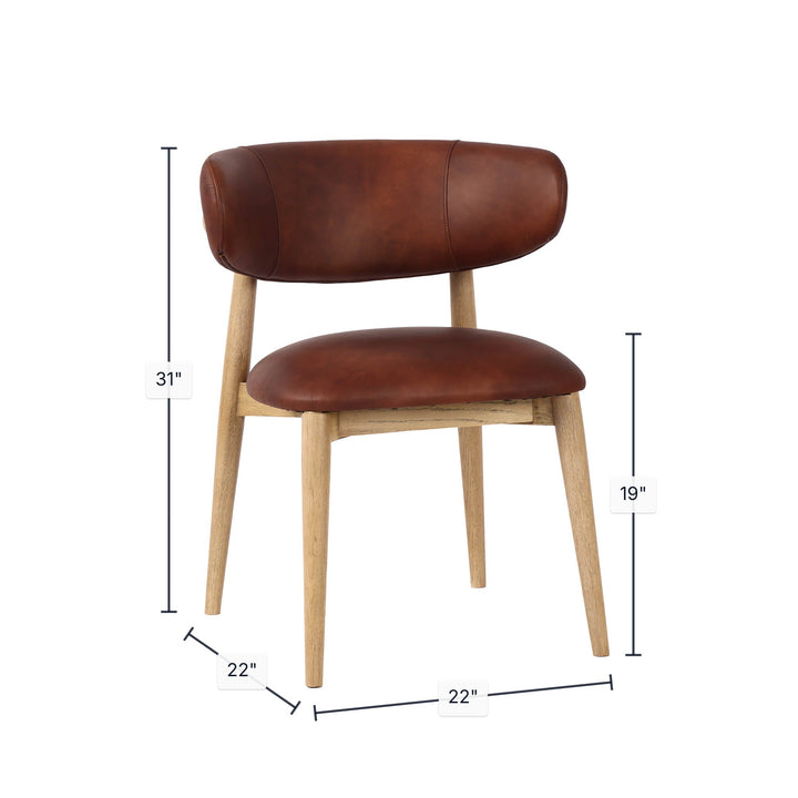 Milo Dining Chair - Tobacco (TH)