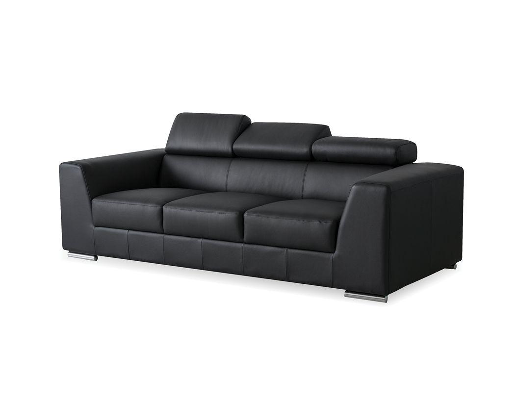Mobital ICON Sofa Adjustable Headreat / Polished Steel Legs SOFAS + SECTIONALS