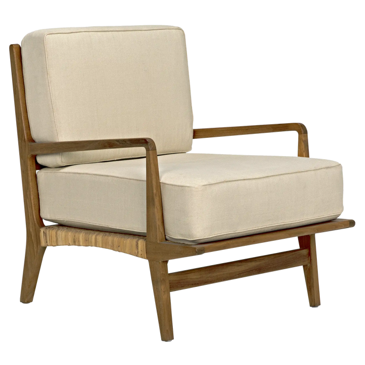 American Home Furniture | Noir - Allister Chair, Teak and Rattan