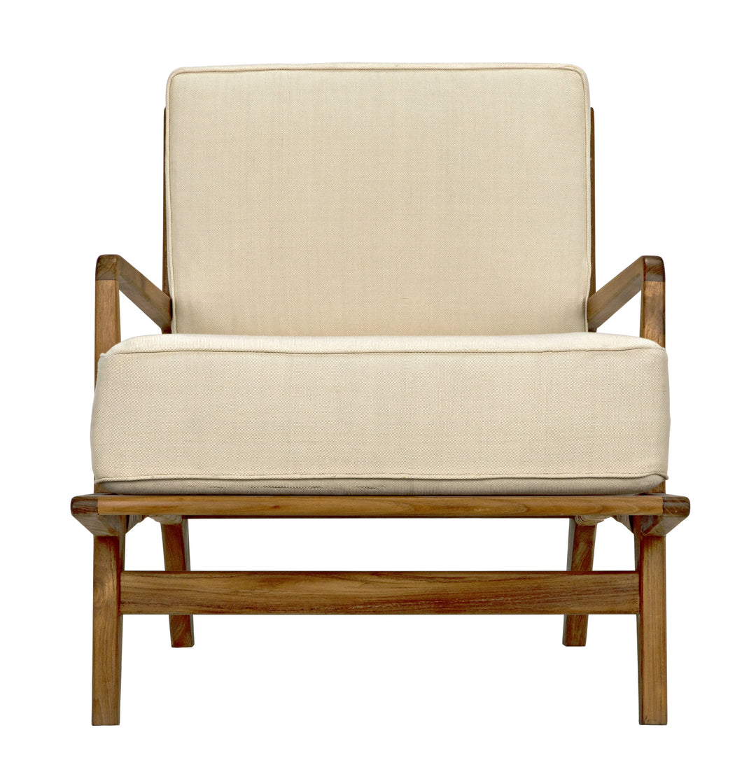 American Home Furniture | Noir - Allister Chair, Teak and Rattan