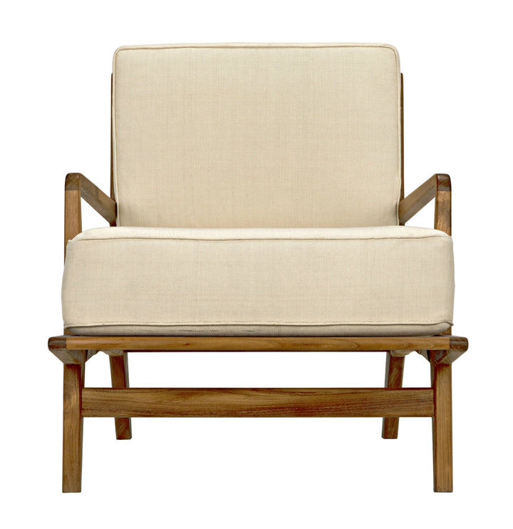 American Home Furniture | Noir - Allister Chair, Teak and Rattan