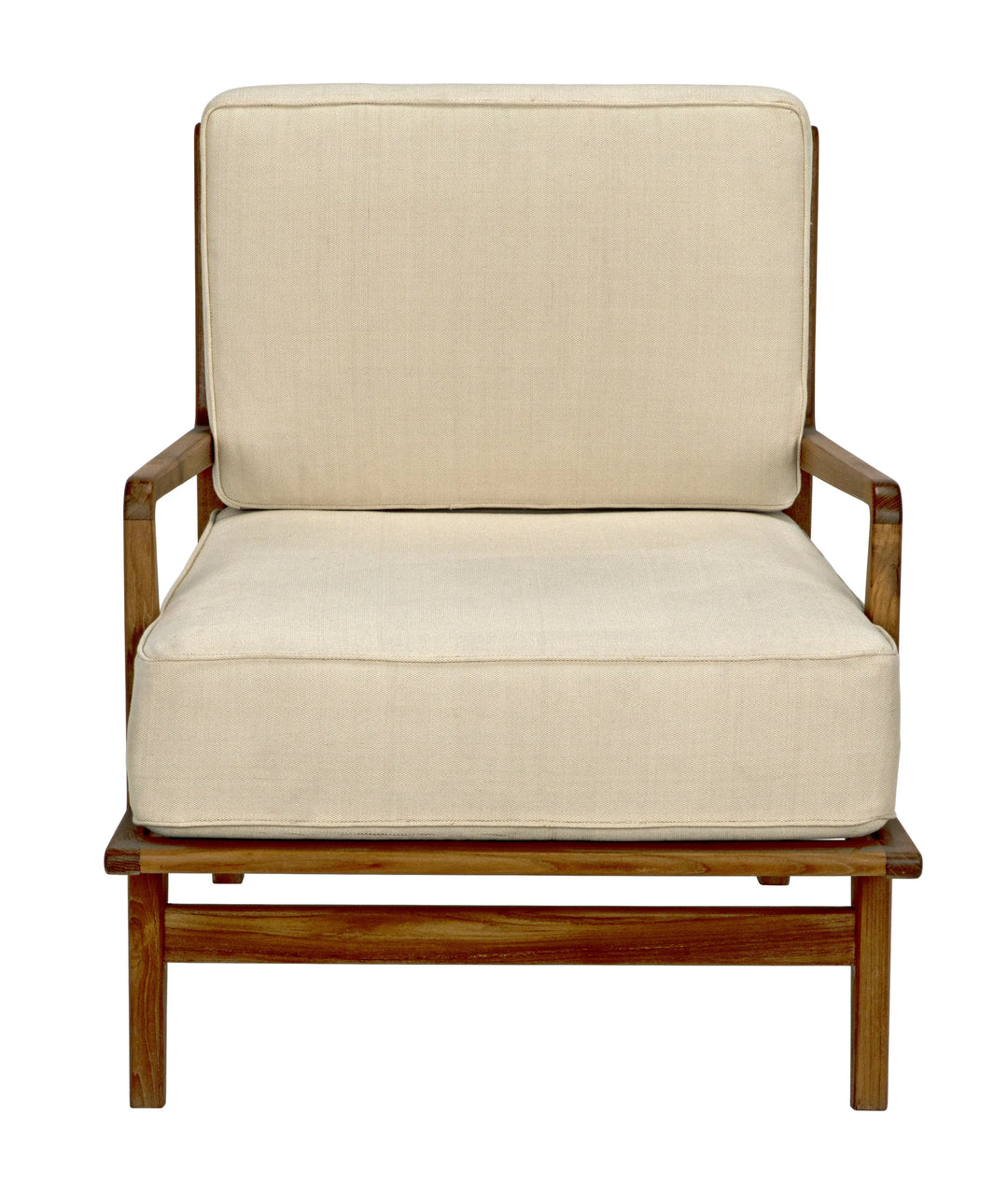 American Home Furniture | Noir - Allister Chair, Teak and Rattan