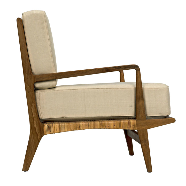 American Home Furniture | Noir - Allister Chair, Teak and Rattan