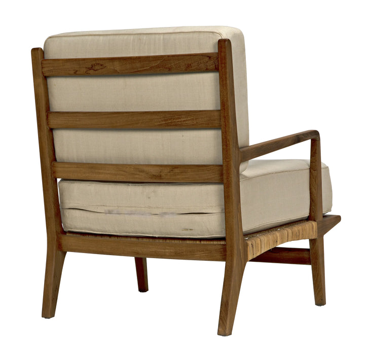 American Home Furniture | Noir - Allister Chair, Teak and Rattan