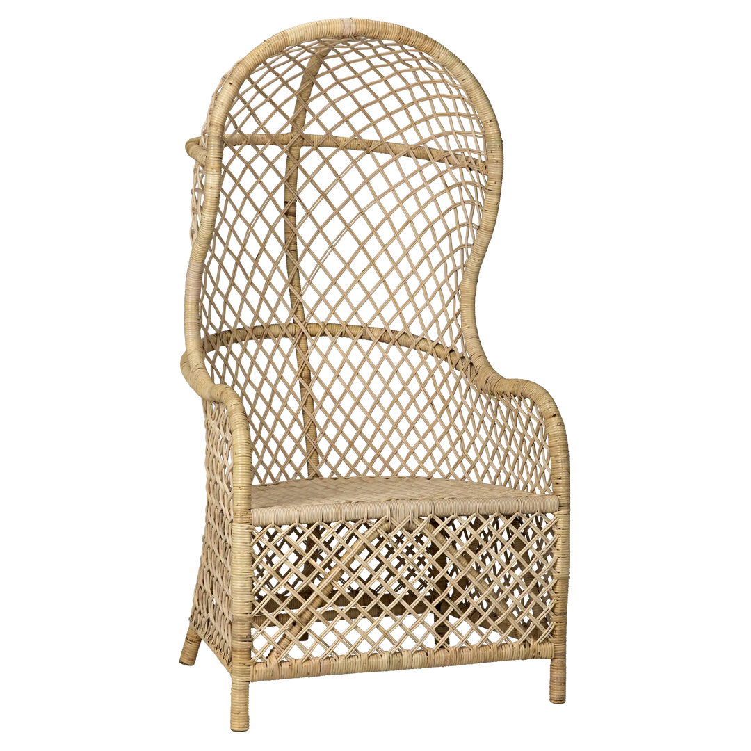 American Home Furniture | Noir - Gigi Chair, Rattan